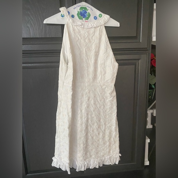 Lilly Pulitzer Cream Halter Mini Dress - Picture 2 of 13